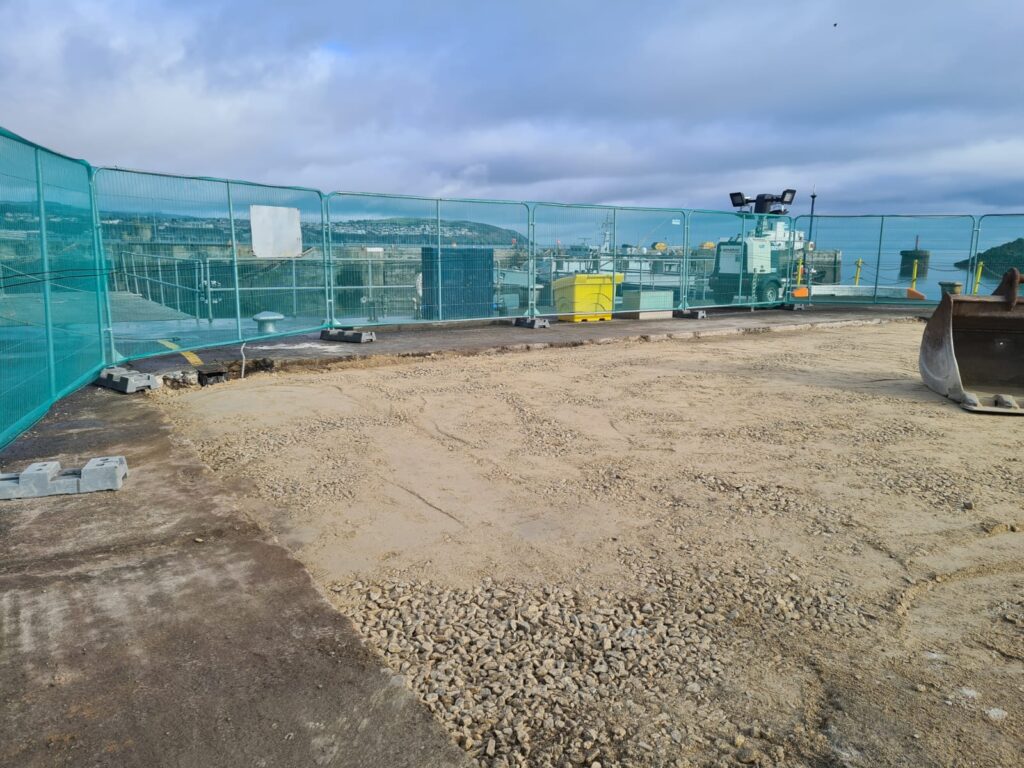 Demolition works