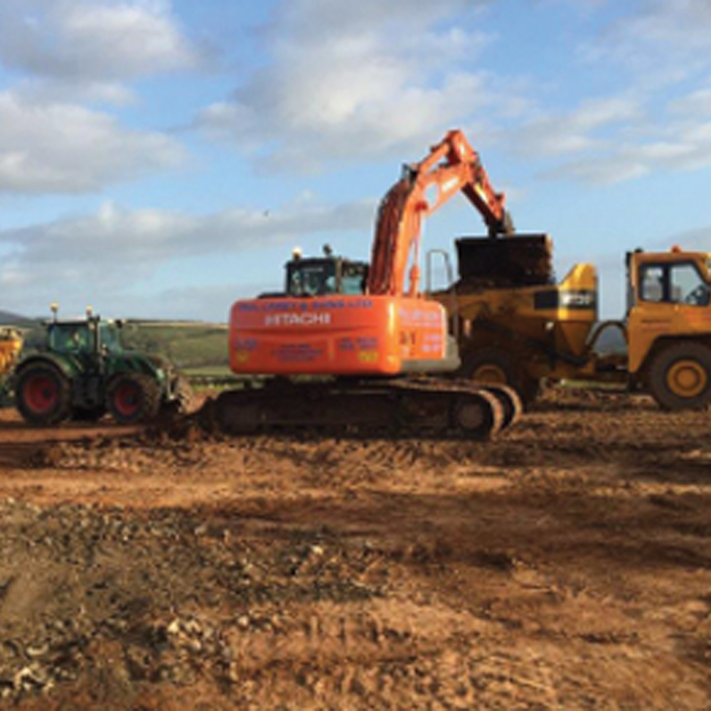 Paul Carey & Sons plant and machinery on site